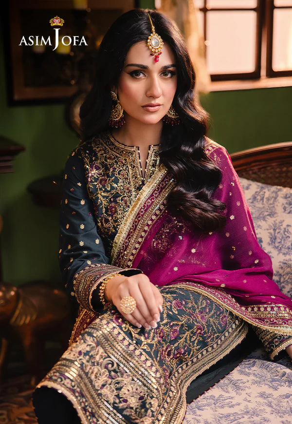 AJLP-01 EMBROIDERED TWISTED LAWN 3PCS