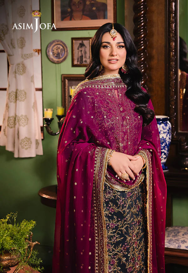 AJLP-01 EMBROIDERED TWISTED LAWN 3PCS
