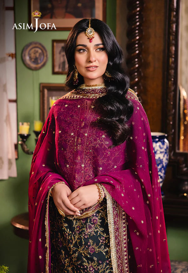 AJLP-01 EMBROIDERED TWISTED LAWN 3PCS