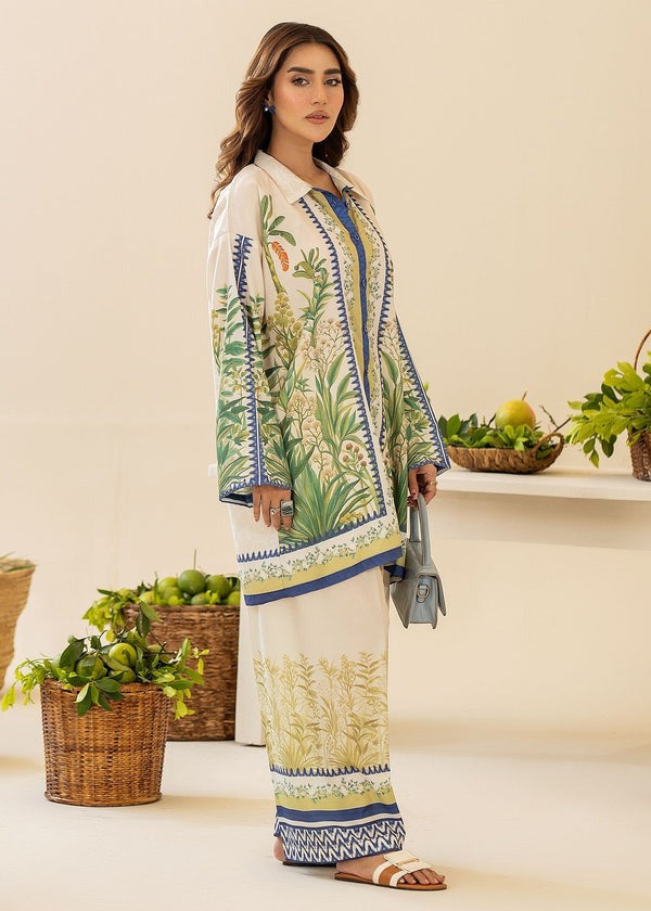 Lime Crape Digital Printed Co-Ord Set