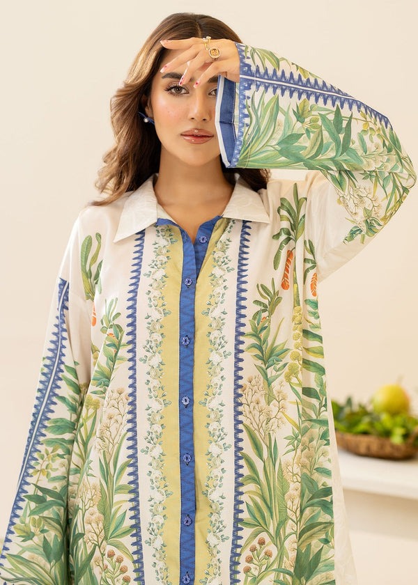 Lime Crape Digital Printed Co-Ord Set