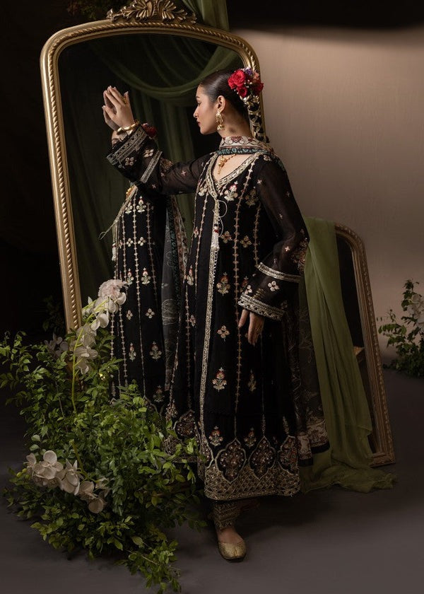 Tilla Radiance – Gold-Embroidered Cotton Net Suit