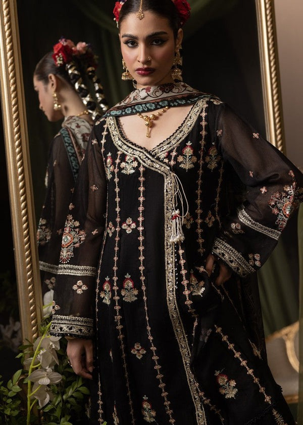 Tilla Radiance – Gold-Embroidered Cotton Net Suit