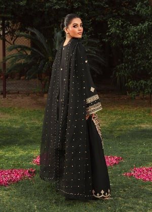 Embroidered Short Shirt with Farshi Shalwar & Organza Dupatta – Elegant Patchwork Ensemble