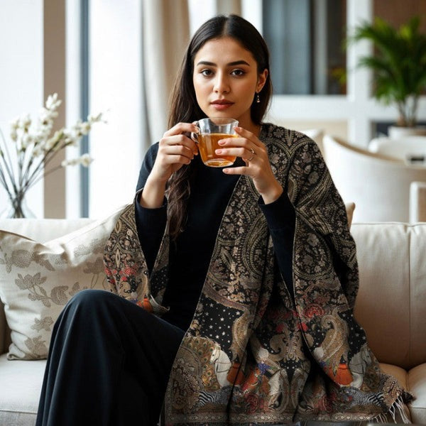 Heritage Threads: The Mughal Elegance Shawl