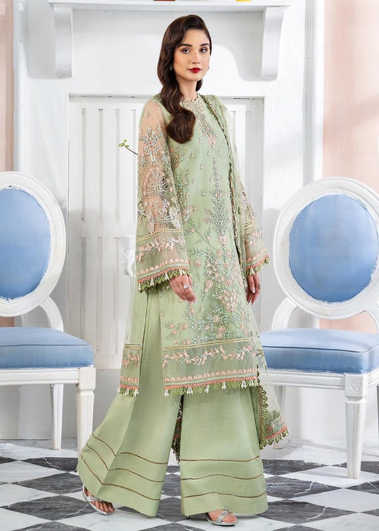 Elegance in Every Thread – Premium Net Embroidered Ensemble